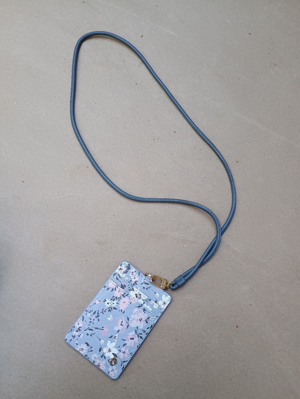 Spartina Floral ID Lanyard Badge Holder - Picture 4 of 4